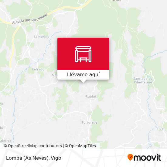 Mapa Lomba (As Neves)