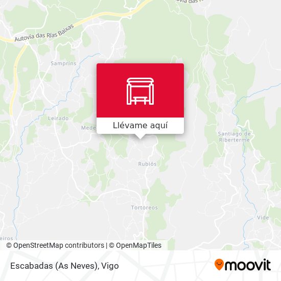 Mapa Escabadas (As Neves)