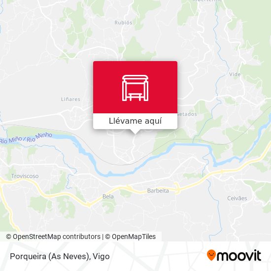 Mapa Porqueira (As Neves)