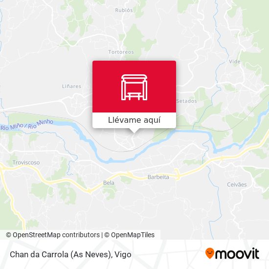 Mapa Chan da Carrola (As Neves)