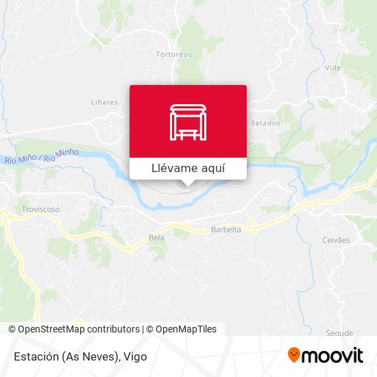 Mapa Estación (As Neves)