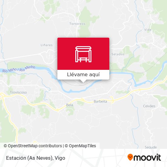 Mapa Estación (As Neves)