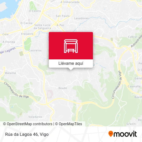 Mapa Rúa da Lagoa 46