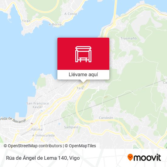 Mapa Rúa de Ángel de Lema 140