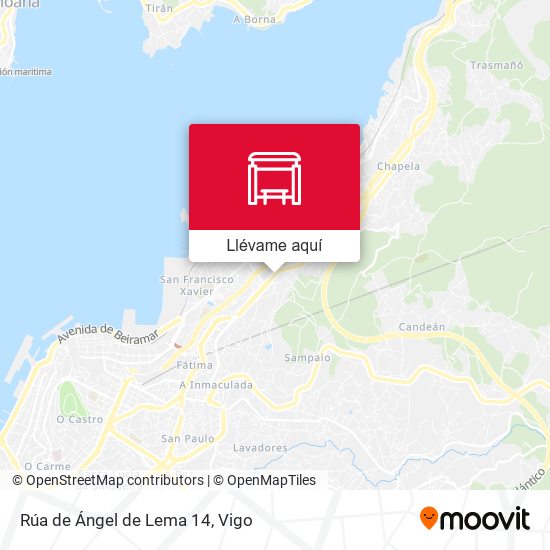 Mapa Rúa de Ángel de Lema 14