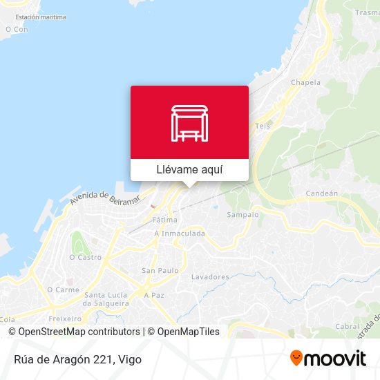 Mapa Rúa de Aragón 221