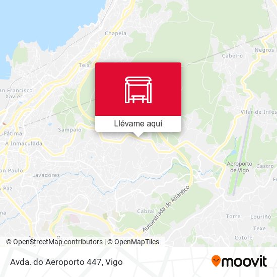 Mapa Avda. do Aeroporto 447