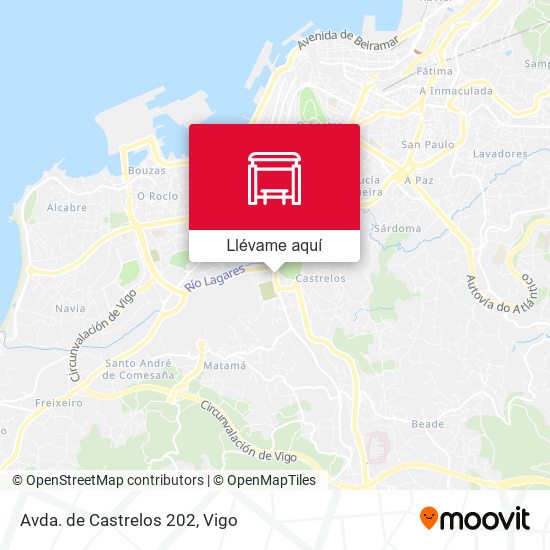 Mapa Avda. de Castrelos 202