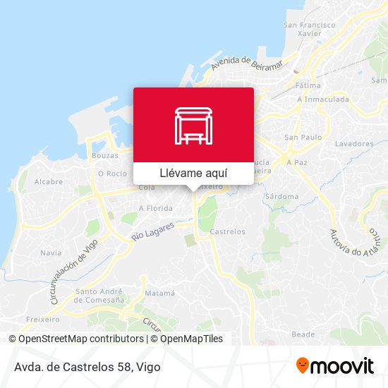 Mapa Avda. de Castrelos 58