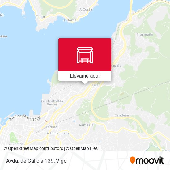 Mapa Avda. de Galicia 139