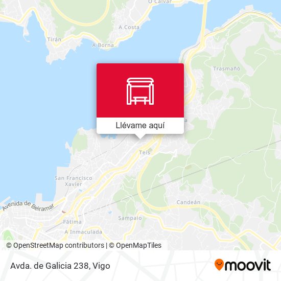 Mapa Avda. de Galicia 238
