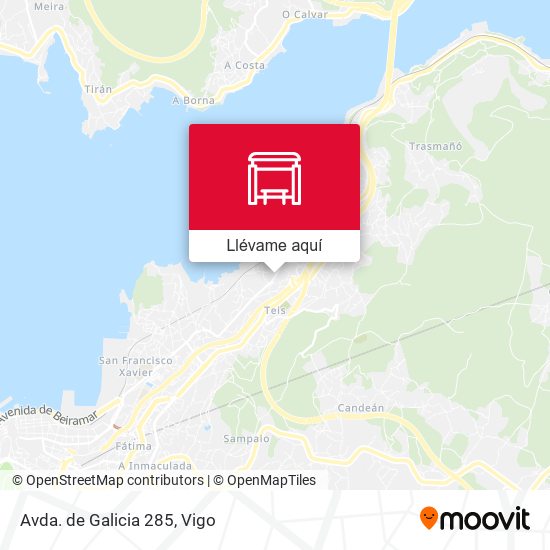 Mapa Avda. de Galicia 285
