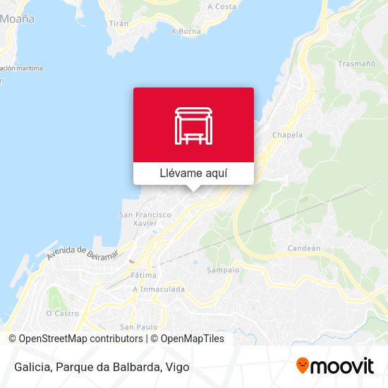 Mapa Galicia, Parque da Balbarda