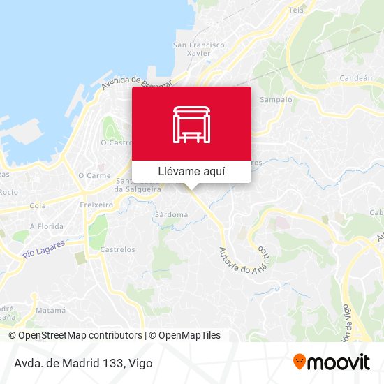 Mapa Avda. de Madrid 133
