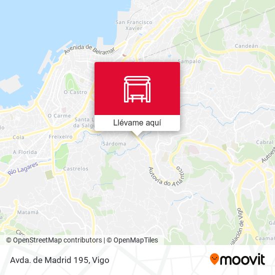 Mapa Avda. de Madrid 195