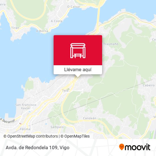 Mapa Avda. de Redondela 109