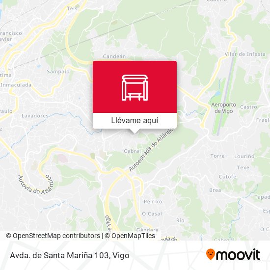 Mapa Avda. de Santa Mariña 103
