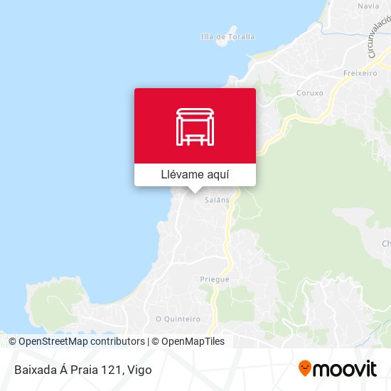 Mapa Baixada Á Praia 121