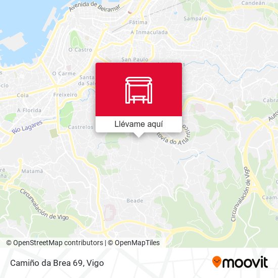 Mapa Camiño da Brea 69