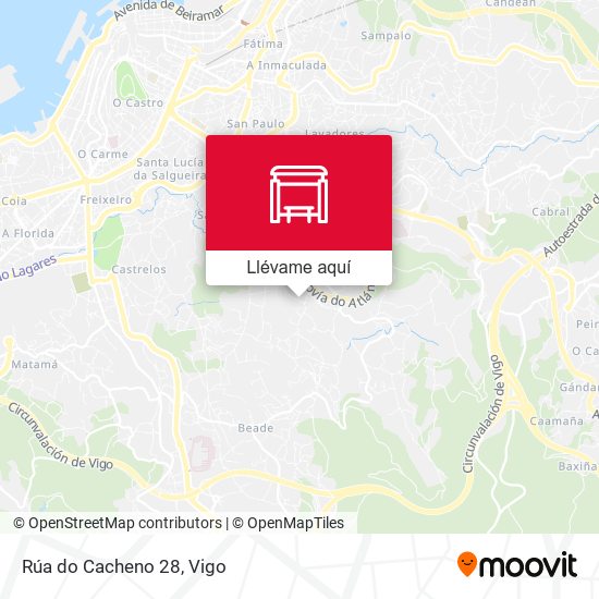 Mapa Rúa do Cacheno 28
