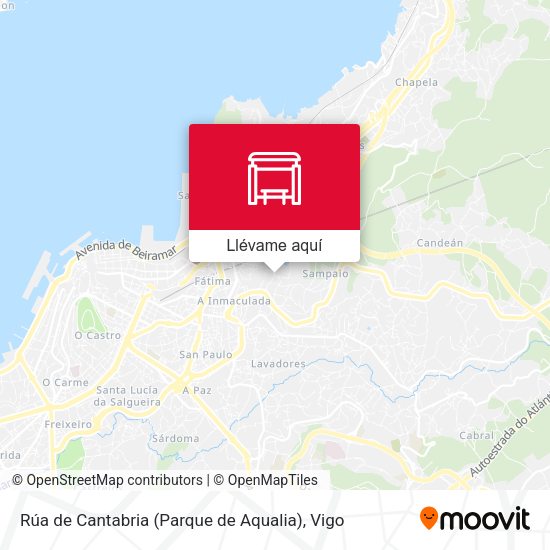Mapa Rúa de Cantabria (Parque de Aqualia)