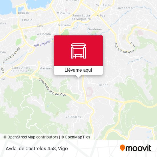 Mapa Avda. de Castrelos 458