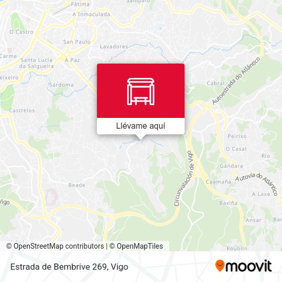Mapa Estrada de Bembrive 269