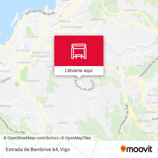Mapa Estrada de Bembrive 64