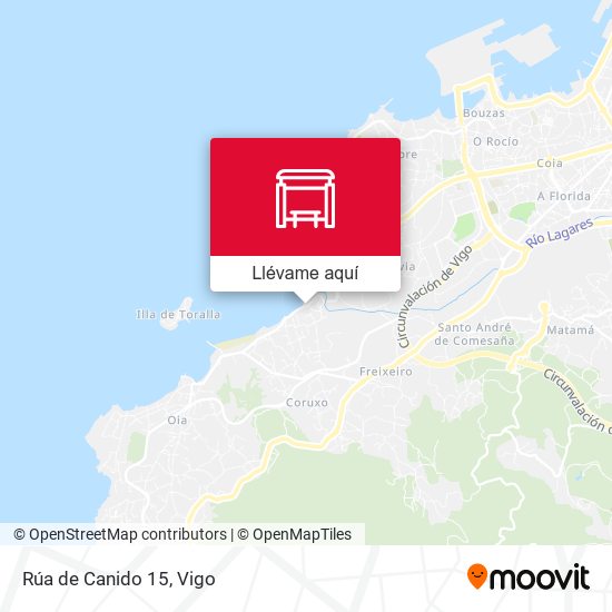 Mapa Rúa de Canido 15