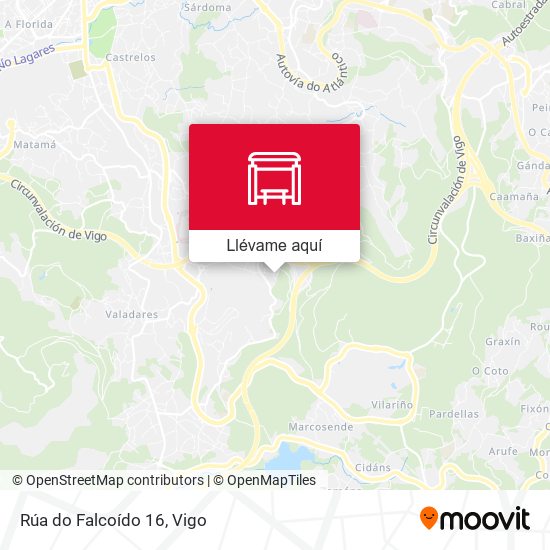 Mapa Rúa do Falcoído 16