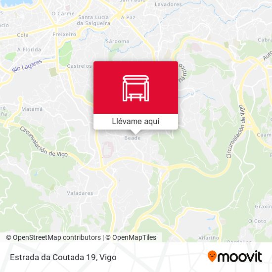 Mapa Estrada da Coutada 19