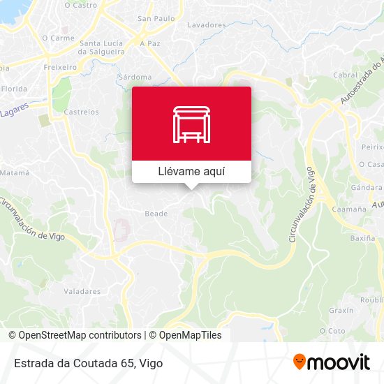 Mapa Estrada da Coutada 65