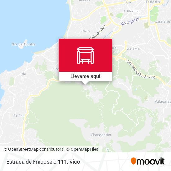 Mapa Estrada de Fragoselo 111