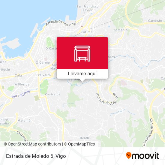 Mapa Estrada de Moledo 6