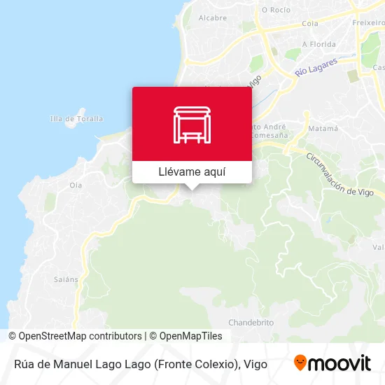 Mapa Rúa de Manuel Lago Lago (Fronte Colexio)