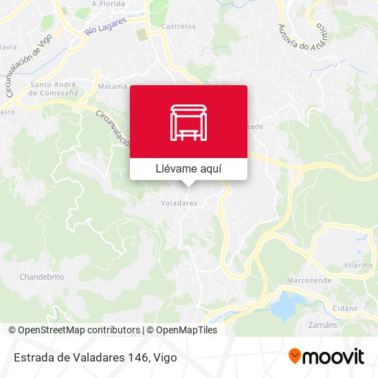Mapa Estrada de Valadares 146