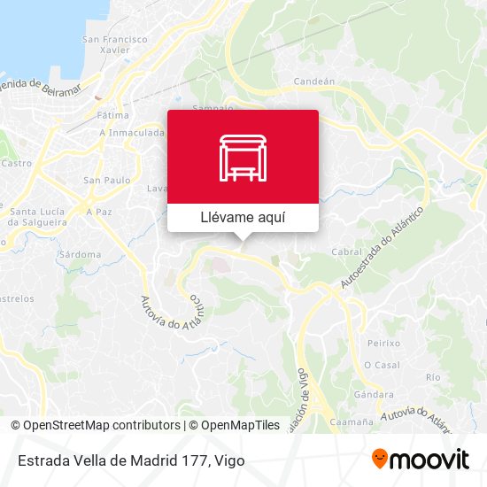 Mapa Estrada Vella de Madrid 177
