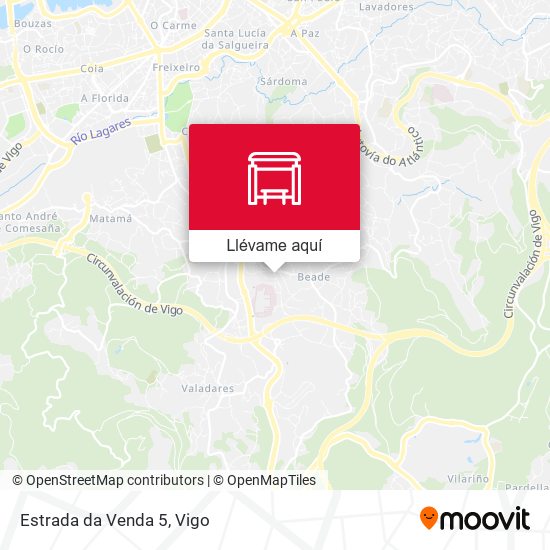 Mapa Estrada da Venda 5
