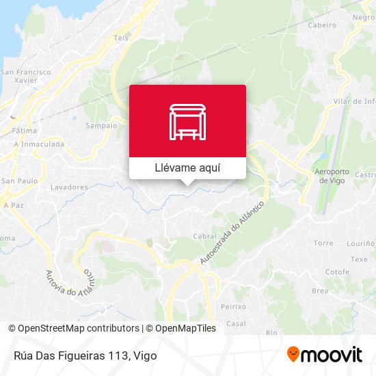 Mapa Rúa Das Figueiras 113