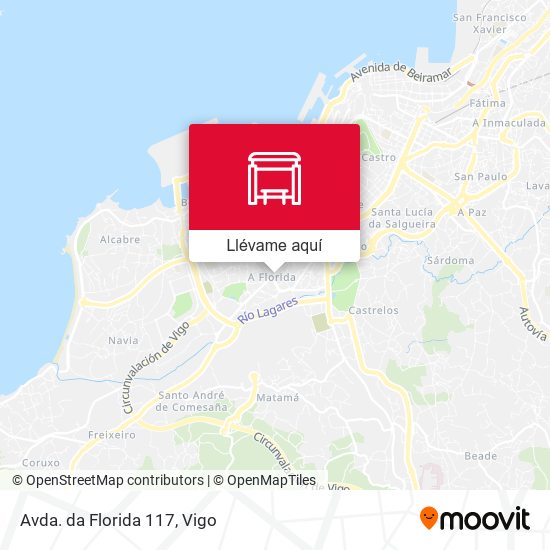 Mapa Avda. da Florida 117