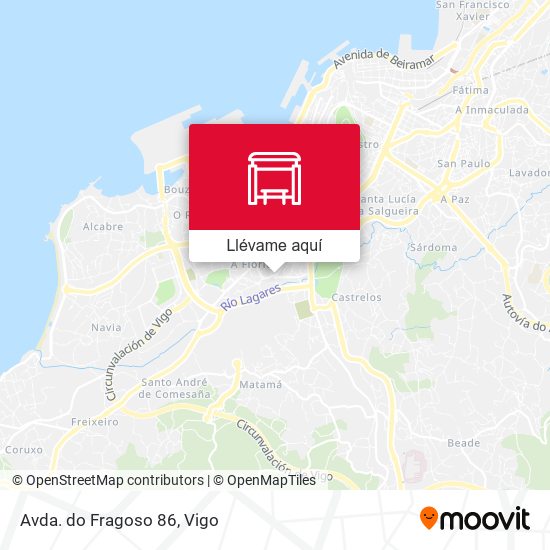 Mapa Avda. do Fragoso 86