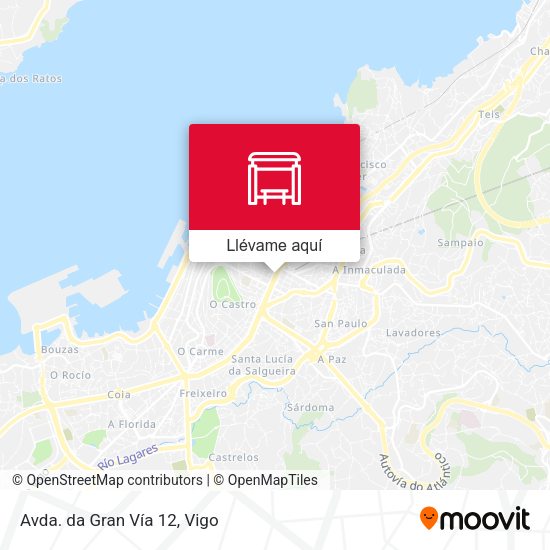 Mapa Avda. da Gran Vía 12