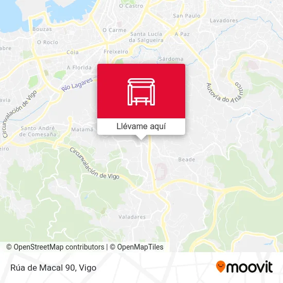 Mapa Rúa de Macal 90