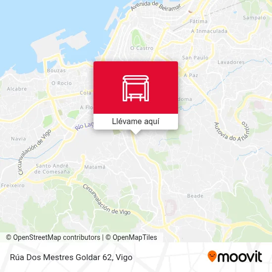 Mapa Rúa Dos Mestres Goldar 62
