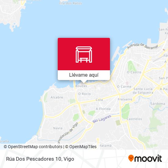 Mapa Rúa Dos Pescadores 10