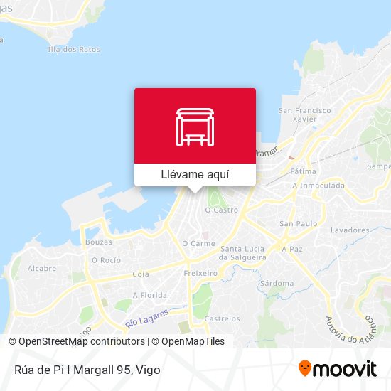 Mapa Rúa de Pi I Margall 95