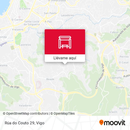 Mapa Rúa do Couto 29