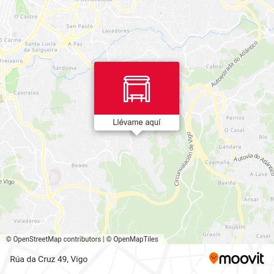 Mapa Rúa da Cruz 49
