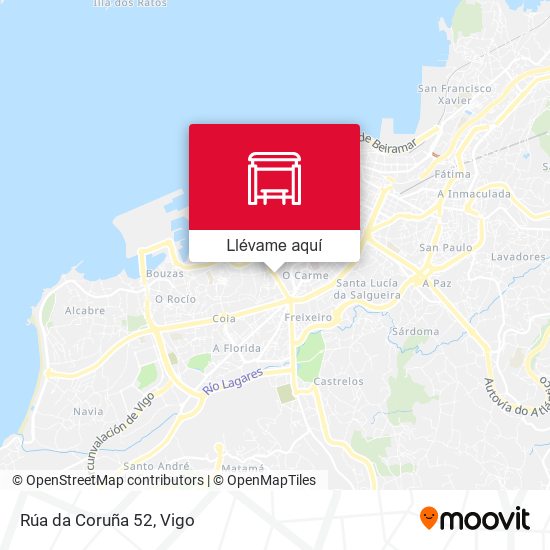 Mapa Rúa da Coruña 52