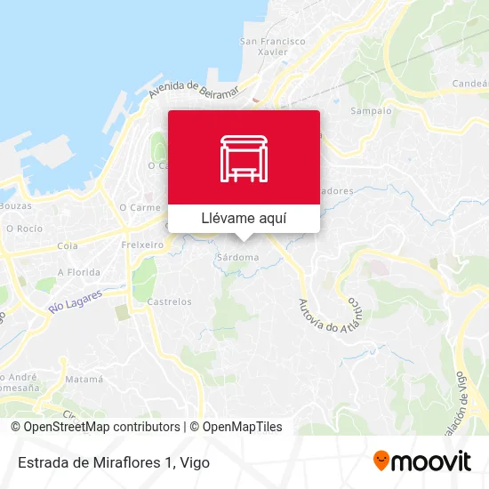 Mapa Estrada de Miraflores 1